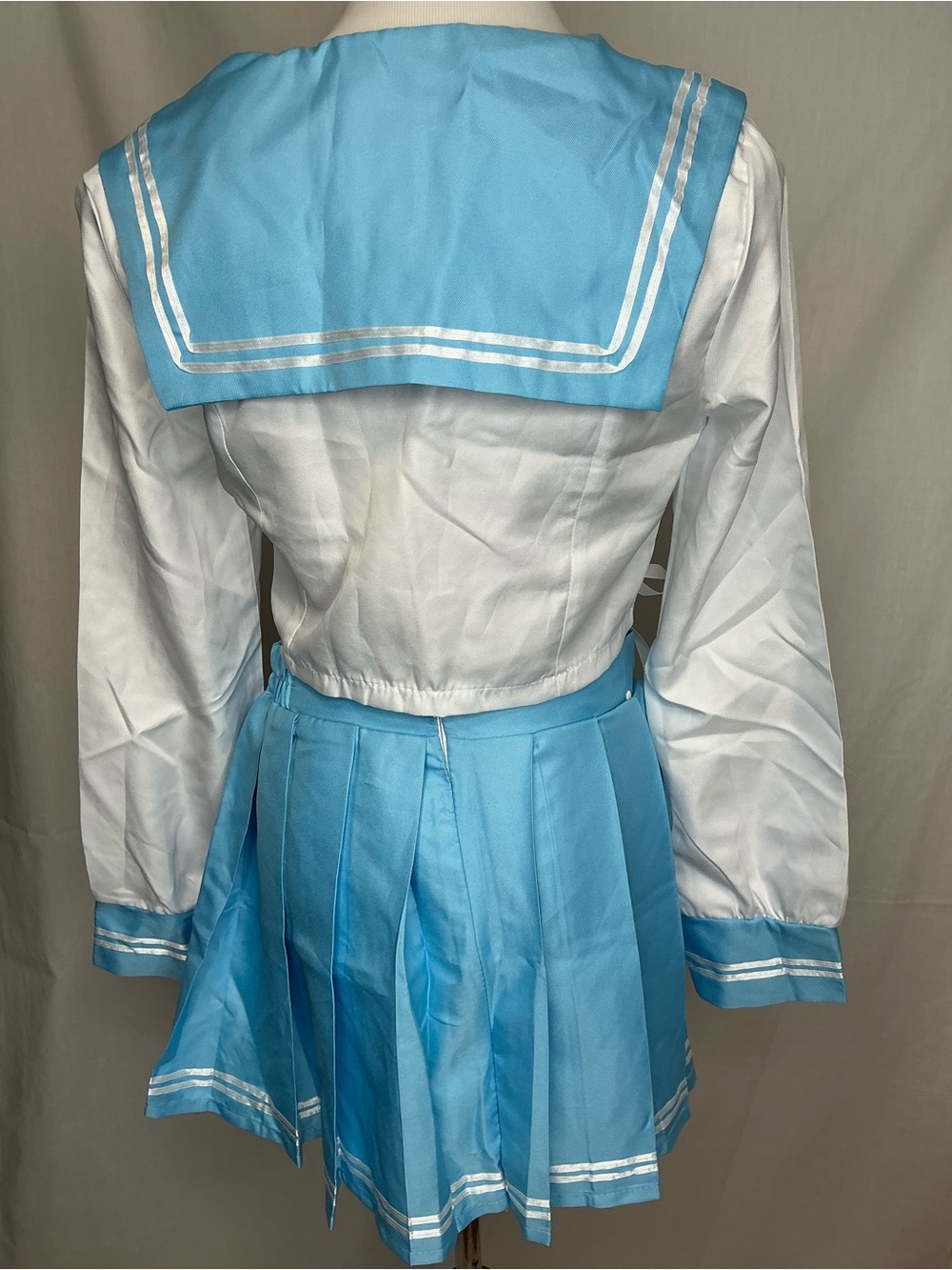 2160 - Blue & White Sailor Two-Piece Schoolgirl Set - Picture 8 of 14